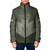 Personalized Poland Home Army Padded Jacket Armia Krajowa Military Eagle Chevron Design