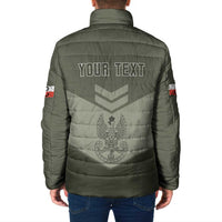 Personalized Poland Home Army Padded Jacket Armia Krajowa Military Eagle Chevron Design