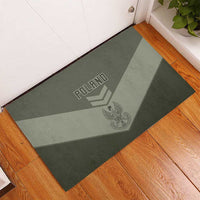 Poland Home Army Rubber Doormat Armia Krajowa Military Eagle Chevron Design