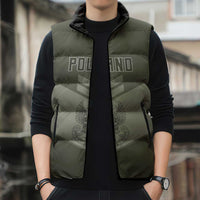Personalized Poland Home Army Sleeveless Puffer Jacket Armia Krajowa Military Eagle Chevron Design