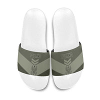 Poland Home Army Slide Sandals Armia Krajowa Military Eagle Chevron Design