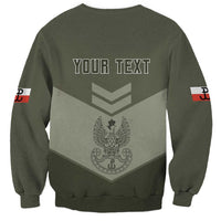 Personalized Poland Home Army Sweatshirt Armia Krajowa Military Eagle Chevron Design