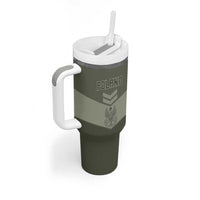 Personalized Poland Home Army Tumbler With Handle Armia Krajowa Military Eagle Chevron Design