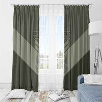 Poland Home Army Window Curtain Armia Krajowa Military Eagle Chevron Design