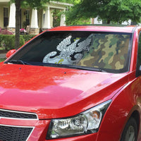 Poland Home Army Auto Sun Shade Armia Krajowa Military Eagle