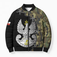 Poland Home Army Bomber Puffer Jacket Armia Krajowa Military Eagle