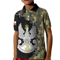 Poland Home Army Kid Polo Shirt Armia Krajowa Military Eagle