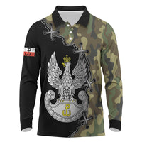 Poland Home Army Long Sleeve Polo Shirt Armia Krajowa Military Eagle