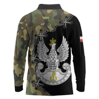 Poland Home Army Long Sleeve Polo Shirt Armia Krajowa Military Eagle