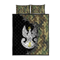 Poland Home Army Quilt Bed Set Armia Krajowa Military Eagle