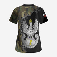 Poland Home Army Scrub Top Armia Krajowa Military Eagle