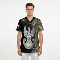 Poland Home Army Scrub Top Armia Krajowa Military Eagle