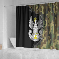 Poland Home Army Shower Curtain Armia Krajowa Military Eagle