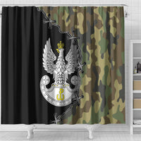 Poland Home Army Shower Curtain Armia Krajowa Military Eagle