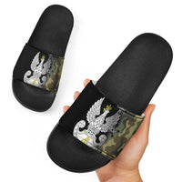 Poland Home Army Slide Sandals Armia Krajowa Military Eagle