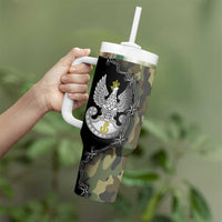 Poland Home Army Tumbler With Handle Armia Krajowa Military Eagle