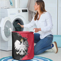Poland White Eagle Laundry Basket Polish National Coat of Arms Design