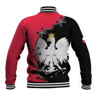 Poland White Eagle Baseball Jacket Polish National Coat of Arms Design