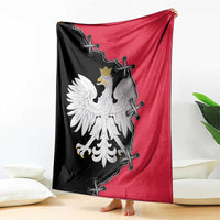 Poland White Eagle Blanket Polish National Coat of Arms Design