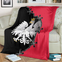 Poland White Eagle Blanket Polish National Coat of Arms Design