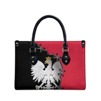 Poland White Eagle Leather Bag Polish National Coat of Arms Design