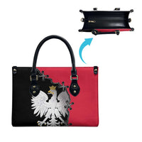 Poland White Eagle Leather Bag Polish National Coat of Arms Design