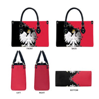 Poland White Eagle Leather Bag Polish National Coat of Arms Design
