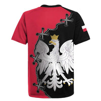 Poland White Eagle Rugby Jersey Polish National Coat of Arms Design