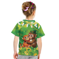 Punch The Monkey St Patrick’s Day Kid T Shirt Lucky Baby Monkey