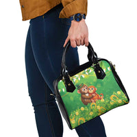 Punch The Monkey St Patrick’s Day Shoulder Handbag Lucky Baby Monkey
