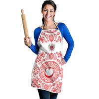 World Football 2026 Turkey Apron Crescent Stars Ottoman Baroque Red Version