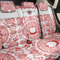World Football 2026 Turkey Back Car Seat Cover Crescent Stars Ottoman Baroque Red Version