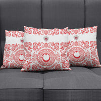 World Football 2026 Turkey Pillow Cover Crescent Stars Ottoman Baroque Red Version