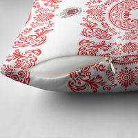 World Football 2026 Turkey Pillow Cover Crescent Stars Ottoman Baroque Red Version