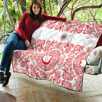 World Football 2026 Turkey Quilt Crescent Stars Ottoman Baroque Red Version