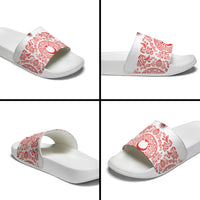 World Football 2026 Turkey Slide Sandals Crescent Stars Ottoman Baroque Red Version
