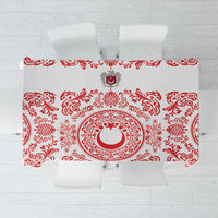 World Football 2026 Turkey Tablecloth Crescent Stars Ottoman Baroque Red Version