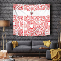 World Football 2026 Turkey Tapestry Crescent Stars Ottoman Baroque Red Version