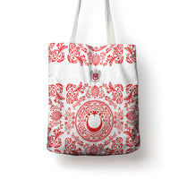 World Football 2026 Turkey Tote Bag Crescent Stars Ottoman Baroque Red Version