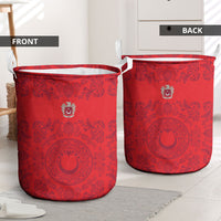 World Football 2026 Turkey Laundry Basket Crescent Stars Ottoman Baroque Pride