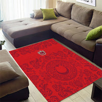 World Football 2026 Turkey Area Rug Crescent Stars Ottoman Baroque Pride