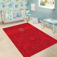 World Football 2026 Turkey Area Rug Crescent Stars Ottoman Baroque Pride