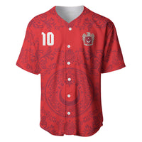 Custom World Football 2026 Turkey Baseball Jersey Crescent Stars Ottoman Baroque Pride