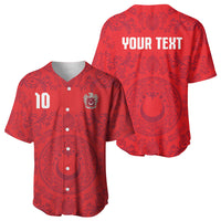 Custom World Football 2026 Turkey Baseball Jersey Crescent Stars Ottoman Baroque Pride