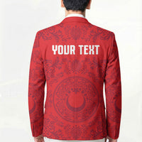 Custom World Football 2026 Turkey Blazer Crescent Stars Ottoman Baroque Pride