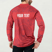 Custom World Football 2026 Turkey Button Sweatshirt Crescent Stars Ottoman Baroque Pride