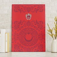 World Football 2026 Turkey Canvas Wall Art Crescent Stars Ottoman Baroque Pride