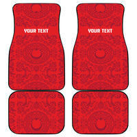 Custom World Football 2026 Turkey Car Mats Crescent Stars Ottoman Baroque Pride
