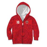 Custom World Football 2026 Turkey Kid Hoodie Crescent Stars Ottoman Baroque Pride
