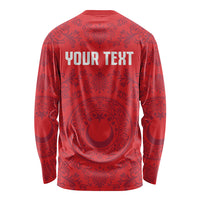 Custom World Football 2026 Turkey Long Sleeve Shirt Crescent Stars Ottoman Baroque Pride